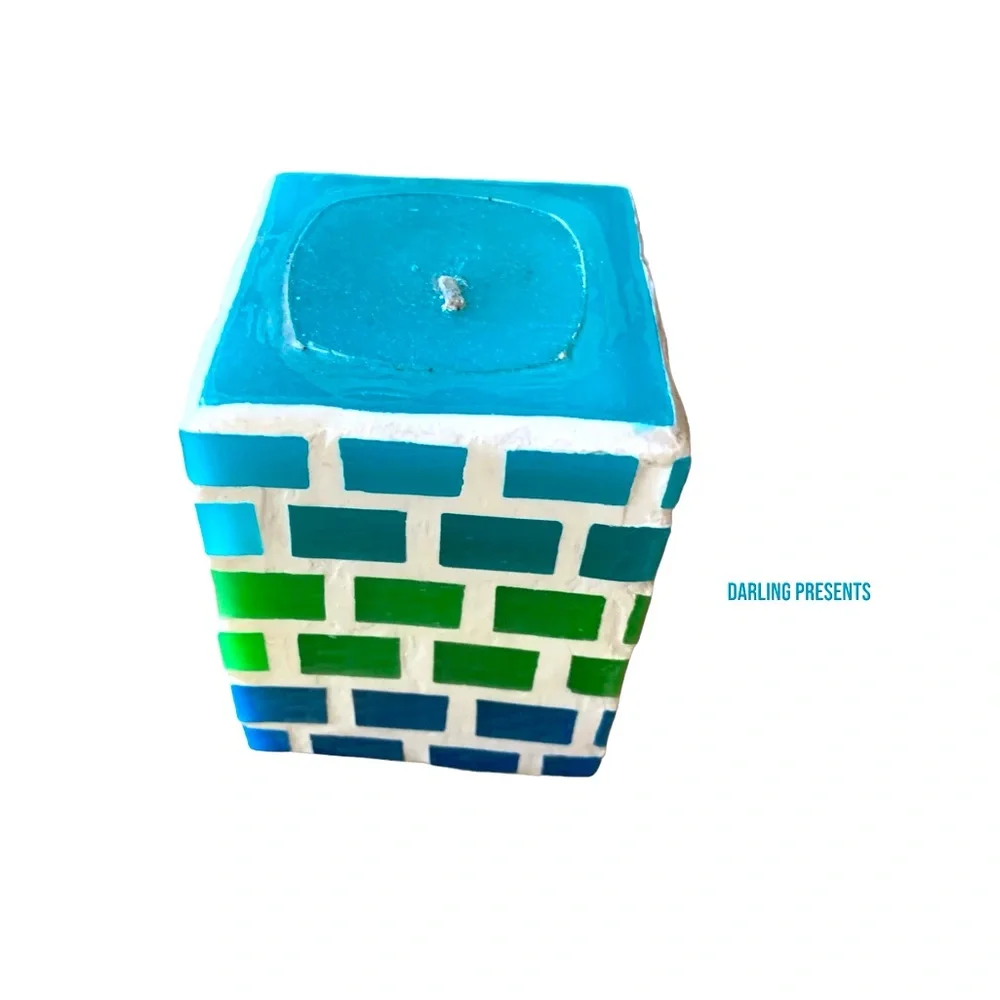 JC Penney Home Brick Candle Color Multi